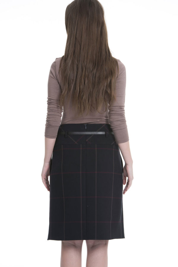 guzella plaid skirt
