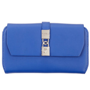 fiorelli evie blue large flapover purses